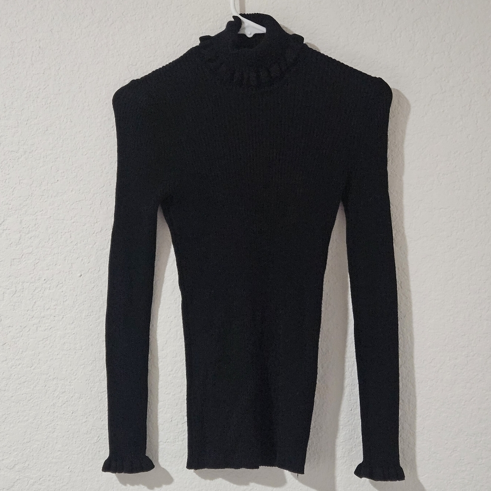 Black Turtleneck Sweater